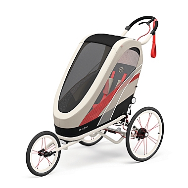Cybex Zeno Trailer Stroller in Cream/Multi. View a larger version of this product image.