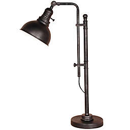 Arlec® Adjustable Table Lamp in Aged Dark Zinc