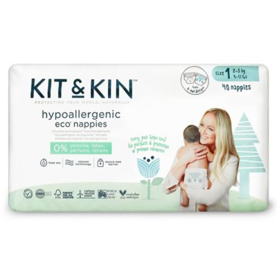 Kit &amp; Kin&trade; Hypoallergenic Size 1 40-Count Disposable Diapers
