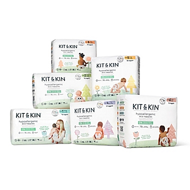 Kit & Kin&trade; Hypoallergenic Size 3 136-Count Disposable Diapers. View a larger version of this product image.