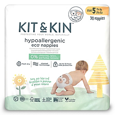 Kit &amp; Kin&trade; Hypoallergenic Disposable Diaper Collection. View a larger version of this product image.
