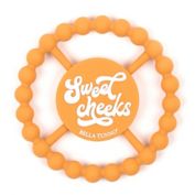 Bella Tunno&trade; &quot;Sweet Cheeks&quot; Happy Teether in Orange