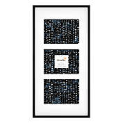 Studio 3B&trade; 3-Opening 5-Inch x 7-Inch Matted Frame in Black