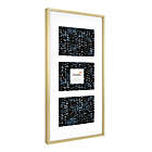 Alternate image 2 for Studio 3B&trade; 3-Opening 5-Inch x 7-Inch Matted Frame in Gold