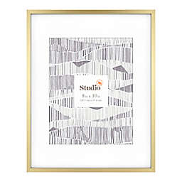 Studio 3B™ 8-Inch x 10-Inch Matted Frame in Gold