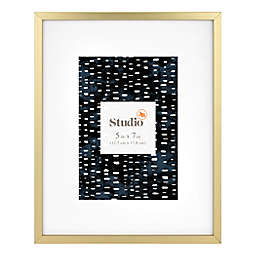 Studio 3B™ 5-Inch x 7-Inch Matted Frame in Gold