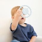 Alternate image 1 for Bella Tunno&trade; "The Man The Myth The Legend" Happy Teether in Blue