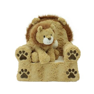 Soft Landing&trade; Darling Duos Tan Dog Plush and Chair Set. View a larger version of this product image.