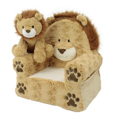 Soft Landing&trade; Darling Duos Lion Plush and Chair Set. View a larger version of this product image.