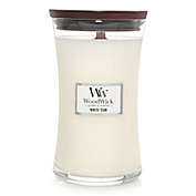 WoodWick&reg; White Teak 21.5 oz. Large Hourglass Candle