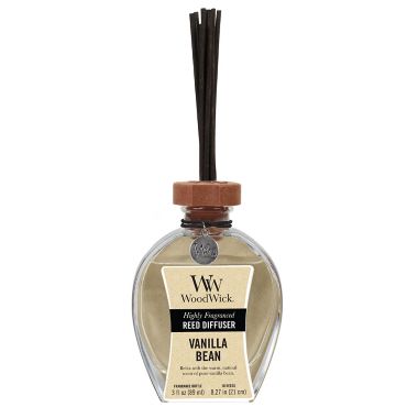 WoodWick&reg; Vanilla Bean 3 oz. Medium Home Fragrance Reed Diffuser. View a larger version of this product image.