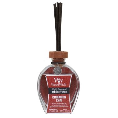 WoodWick&reg; Cinnamon Chai 7 oz. Large Home Fragrance Reed Diffuser. View a larger version of this product image.
