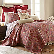 Levtex Home Spruce 2-Piece Reversible Twin/Twin XL Quilt Set in Red