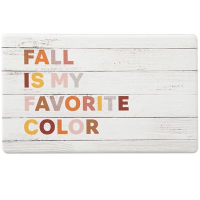 18&quot; x 30&quot; Fall Favorite Color Comfort Kitchen Mat