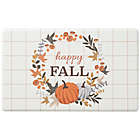 Alternate image 0 for H for Happy&trade; 18-Inch x 30-Inch &quot;Happy Fall&quot; Wreath Comfort Kitchen Mat
