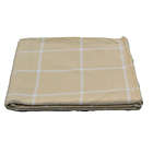 Alternate image 2 for Simply Essential&trade; 3-Piece Windowpane Plaid Throw Blanket and Throw Pillow Bundle in Sandshell