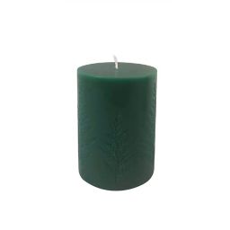 H for Happy™ 4-Inch Embossed Tree Pillar Candle in Green