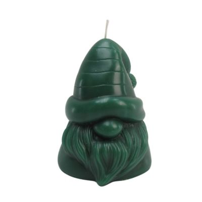 H for Happy&trade; Gnome Candle in Green