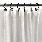 Alternate image 1 for Nestwell&trade; Double Roller Shower Curtain Hooks in Matte Black (Set of 12)