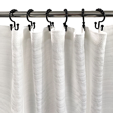 Nestwell&trade; Double Roller Shower Curtain Hooks in Matte Black (Set of 12). View a larger version of this product image.