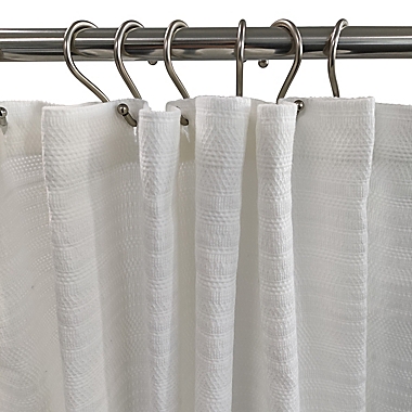 Simply Essential&trade; Metal S Shower Curtain Hooks in Brushed Nickel (Set of 12). View a larger version of this product image.