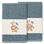 Alternate image 2 for Linum Home Textiles Rebecca 3-Piece Towel Set in Teal