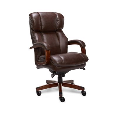 La-Z-Boy&reg; Fairmont Big & Tall Leather Executive Office Chair in Biscuit