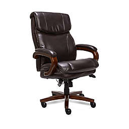 La-Z-Boy® Trafford Big & Tall Leather Executive Office Chair in Brown