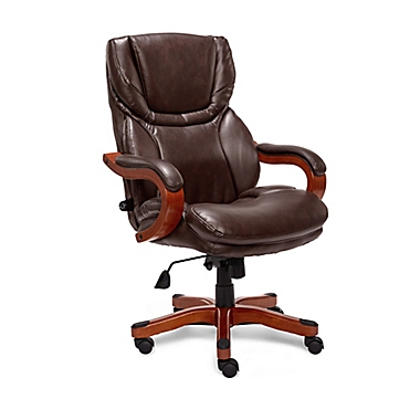 Serta&reg; Big and Tall Bonded Leather Executive Chair. View a larger version of this product image.