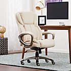 Alternate image 1 for Serta&reg; Works Bonded Leather Executive Chair in Beige