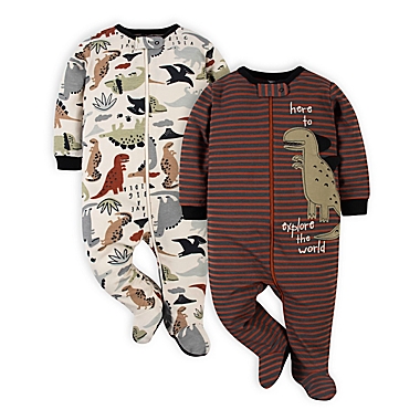 Gerber&reg; Preemie 2-Pack Dino Sleep &#39;n Plays in Red. View a larger version of this product image.