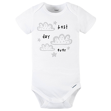 Gerber&reg; Size 3-6M 4-Piece Clouds Footie, Bodysuit, Footed Pant, and Hat Set in Grey. View a larger version of this product image.