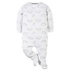 Alternate image 4 for Gerber&reg; Size 3-6M 4-Piece Clouds Footie, Bodysuit, Footed Pant, and Hat Set in Grey