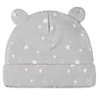 Alternate image 1 for Gerber&reg; Size 0-6M 4-Pack Baby Animals Caps in Grey