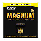Alternate image 0 for Trojan&reg; Magnum 36-Count Large Lubricated Premium Latex Condoms Value Pack