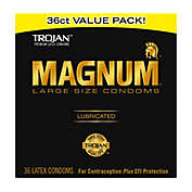 Trojan&reg; Magnum 36-Count Large Lubricated Premium Latex Condoms Value Pack