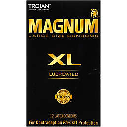 Trojan® Magnum XL 12-Count Premium Latex Lubricated Condoms