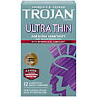 Alternate image 0 for Trojan&reg; Sensitivity 12-Count Ultra Thin Spermicidal Lubricant Premium Latex Condoms