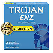 Trojan&reg; ENZ&trade; 36-Count Lubricated Premium Latex Condoms