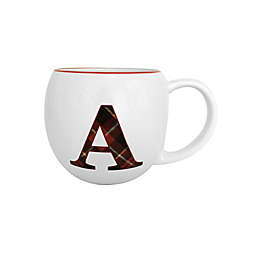 Bee & Willow™ Plaid Monogram Letter "A" Coffee Mug