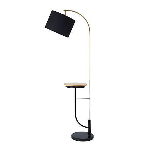 Alternate image 1 for Versanora Danna Arc 65-Inch Floor Lamp with Table and USB Port