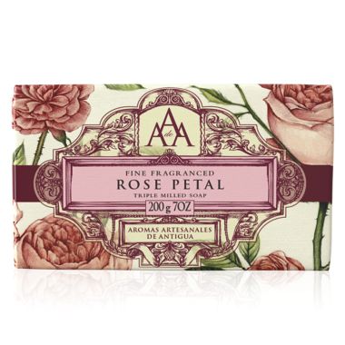AAA 7 oz. Aromatherapy Triple Milled Bar Soap in Rose Petal. View a larger version of this product image.