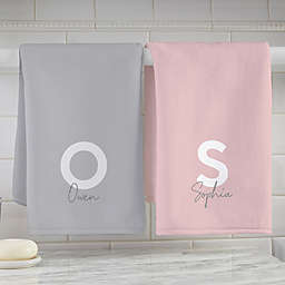 Simple and Sweet Personalization Hand Towel