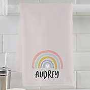 Boho Rainbow Personalization Hand Towel