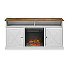 Alternate image 6 for Forest Gate Wheatland Farmhouse 2-Door Fireplace TV Stand
