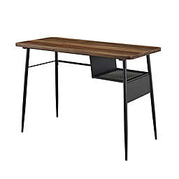 Forest Gate™ 44-Inch Writing Desk with Industrial Metal Shelf