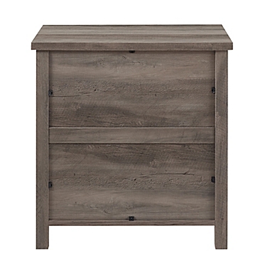 Forest Gate&trade; 26-Inch 3-Drawer Farmhouse Nightstand in Grey Wash. View a larger version of this product image.