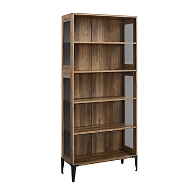 Forest Gate&trade; 68-Inch 5-Shelf Industrial Bookcase in Barnwood. View a larger version of this product image.