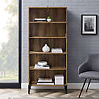 Alternate image 1 for Forest Gate&trade; 68-Inch 5-Shelf Industrial Bookcase in Barnwood
