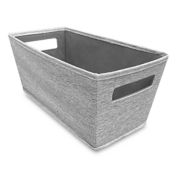Squared Away&trade; Tweed Flared Storage Bin